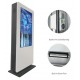 75 Inch Outdoor Kiosk: IP65 2000NITS, Air Conditioning Temp Control with Android Media Player