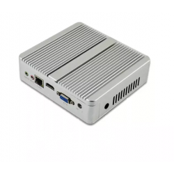 Fanless Aluminium Casing 24/7 Application or Digital Signage Media Player with Celeron Processor and Dual Full HD Graphics