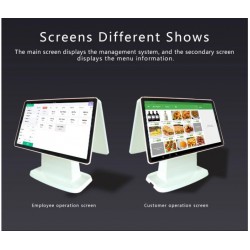 15.6" Dual Sided Screen, Octa-core Processor Android POS machine
