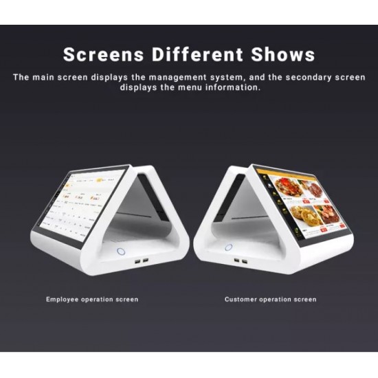 11.6" Dual Sided Screen, Quad-core Processor Android POS machine 
