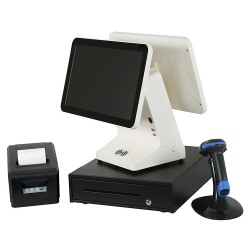 15.6" Dual Sided Screen, Quad-core Processor Android POS machine 