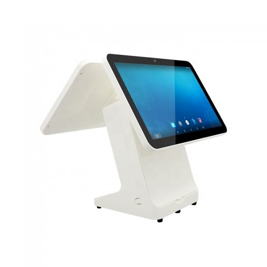 15.6" Dual Sided Screen, Quad-core Processor Android POS machine 