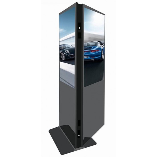 49 inch Full HD Professional freestanding Double side kiosk, 24/7 Operational