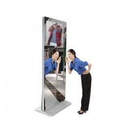 43 Inch Magic Mirror Signage Kiosk Full HD Resolution