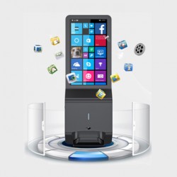 21.5 Inch hand Sanitizer With Stand and Android Media player