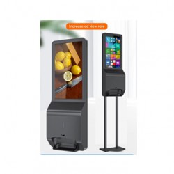 21.5 Inch hand Sanitizer With Stand and Android Media player
