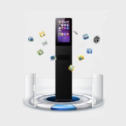 21.5 Inch hand Sanitizer Kiosk with Printer Android Media player (for Que management System)