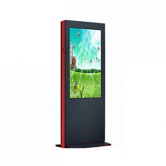 43 Inch Outdoor Kiosk: IP55 2000NITS, Air Cooling Temp Control with Android Media Player