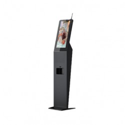 21.5 Inch hand Sanitizer Kiosk with Android Media player